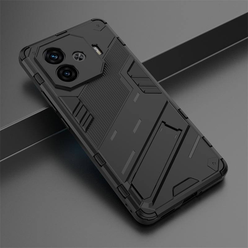 Telefonhållare Skal För Vivo iQOO Z9 Turbo Plus Skal Armor Fullt Baksidsskydd Vivo iQOO Z9Turbo Plus Skal För Vivo iQOO Z9 Turbo Plus