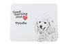 Poodle - Mouse Pad with Print, Personalized Dog-themed Mouse Pad, Unique Gadget for an Office Worker by Art-Dog Brand