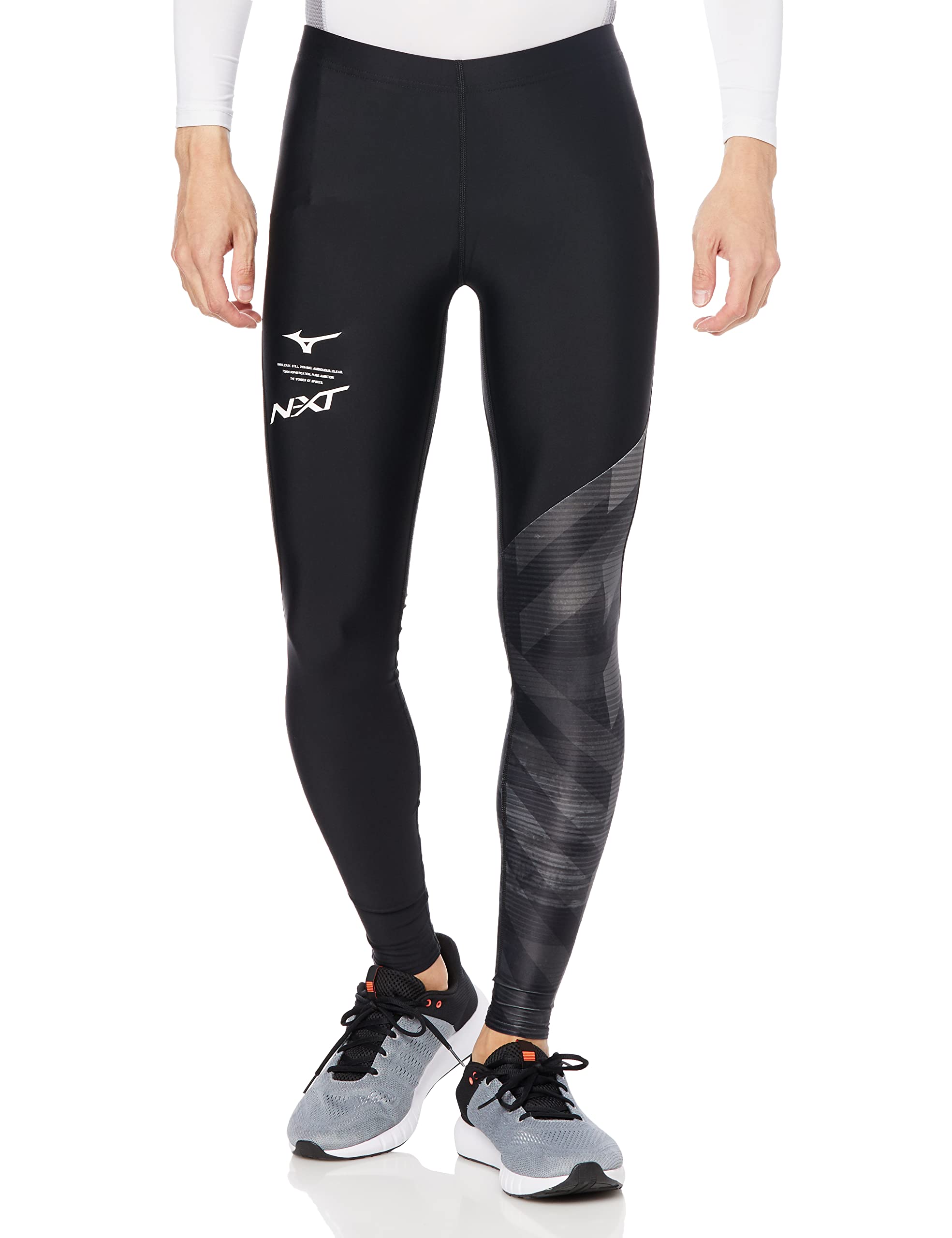 

Mizuno Long XL N-XT Tights, U2MB2510, Black, чёрный