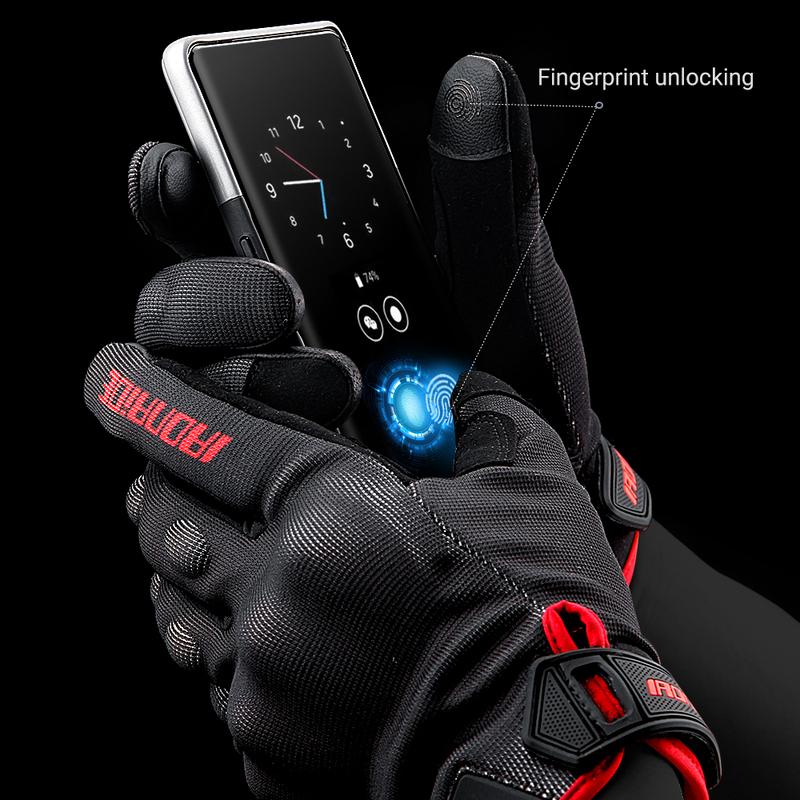 Gants de Moto Respirants Hommes Femmes Anti-Chute Motocross Écran Tactile Gants Moto Cyclisme Vélo de Montagne Guantes Printemps Été