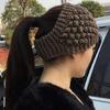 Woman Thicken Knit Hairband Wide Headband Earmuffs Hat for Girls Shopping