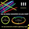Set of 100 Folding Light Sticks with Connectors Neon Light Sticks - For Wedding, Party, Birthday, A69