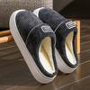 Cotton Slippers Home Autumn and Winter Thick-soled Non-slip Cotton Mop Velvet Warm Wool Slippers Couple Shoes