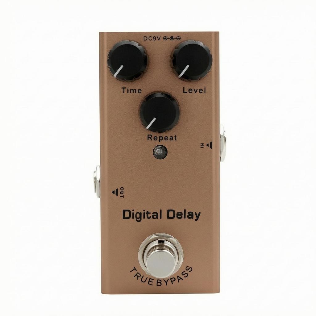 Compact Guitar Effects Pedal Metal Instrument Sturdy Accessory