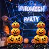 Giant Halloween Inflatable Decoration - Stacked Pumpkins Design, Indoor/Outdoor Party Decor, Festive Holiday Gift,Halloween Decorations