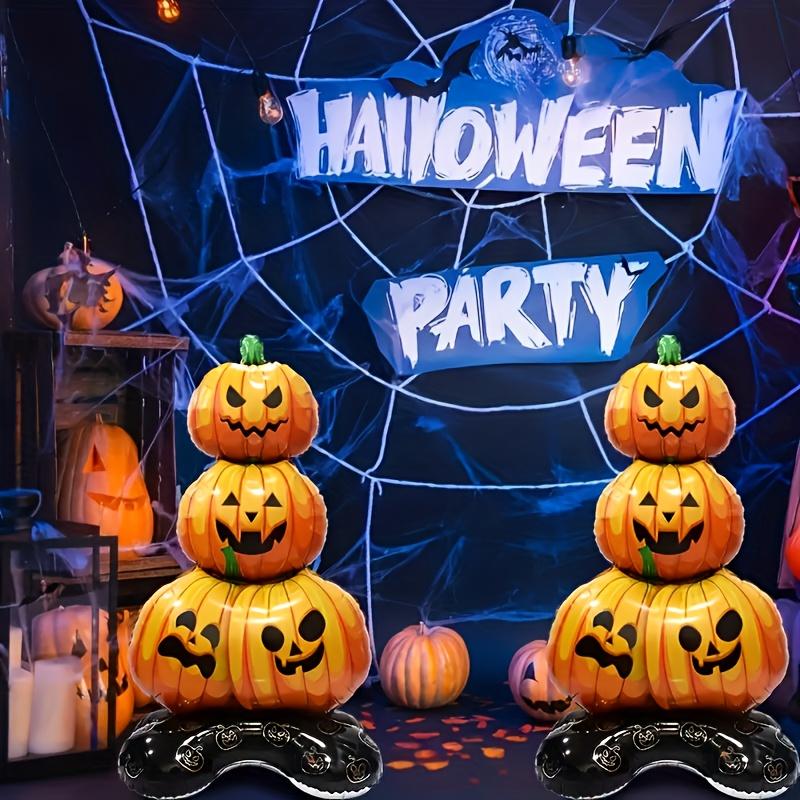 Giant Halloween Inflatable Decoration - Stacked Pumpkins Design, Indoor/Outdoor Party Decor, Festive Holiday Gift,Halloween Decorations