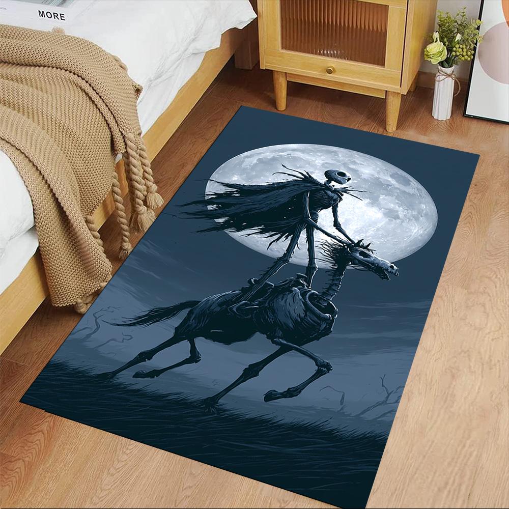 Jack Skellington Floor Rug Office Rug Suitable for Game Room Entryway Balcony Decorate room Antislip Carpet Decorate Offices Perfect Gift for Women/Me