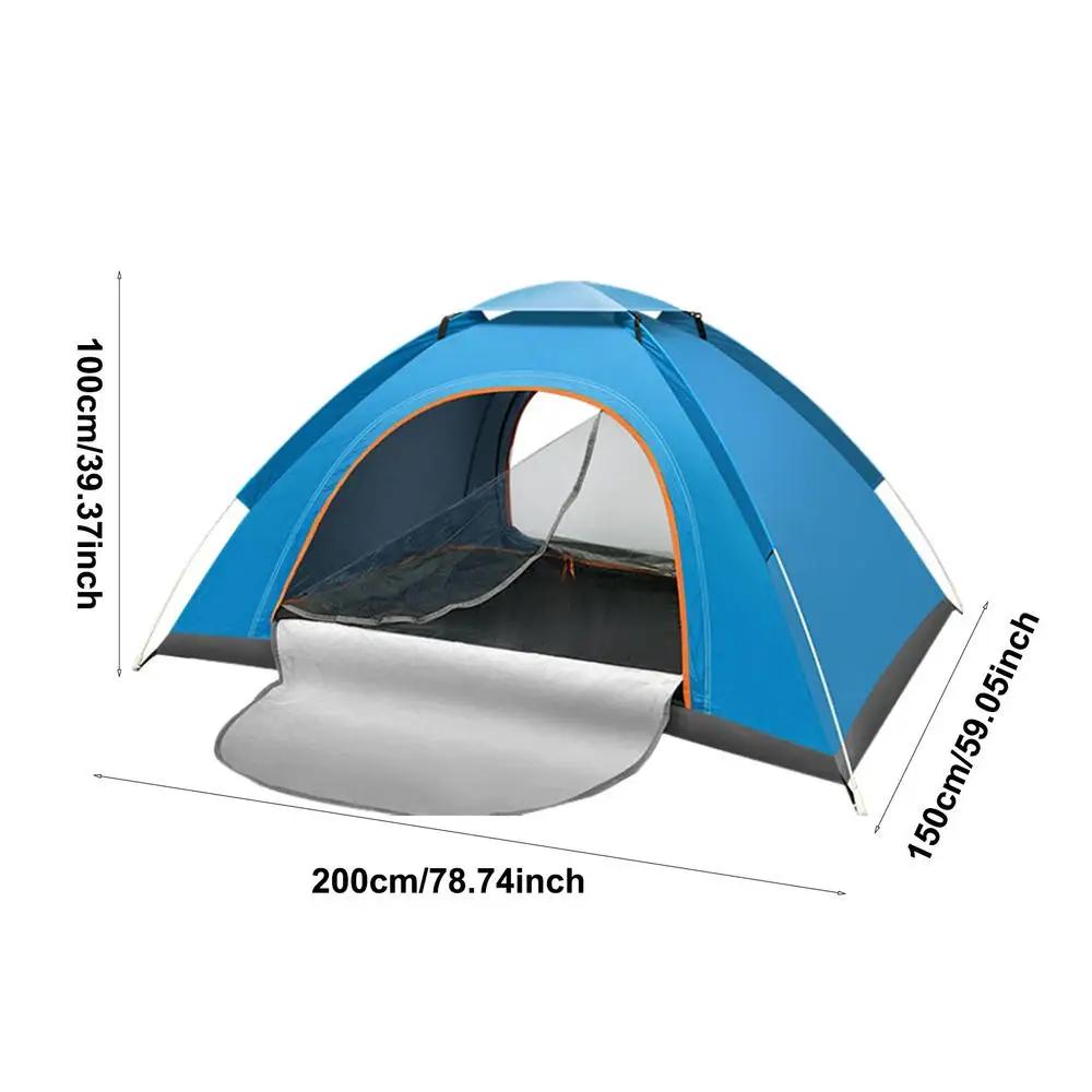 Portable Travel Camping Tent Waterproof Pop Up Automatic Sun shade for 2 to 3 Person garden beach tent Fishing Camping supplies