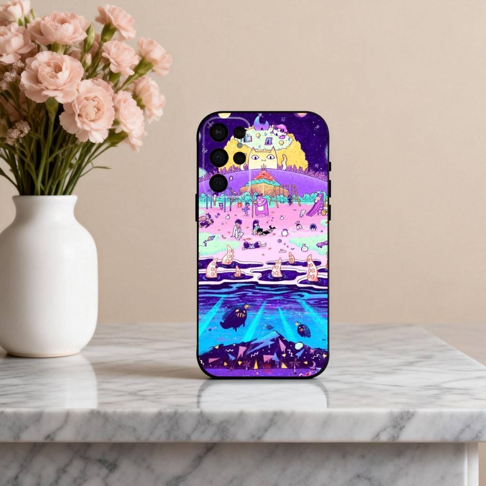 G-Game O-Omori-L Phone Case For Samsung S25,S24,S21,S22,S23,S30,Ultra,S20,Plus,Others Soft Black Case