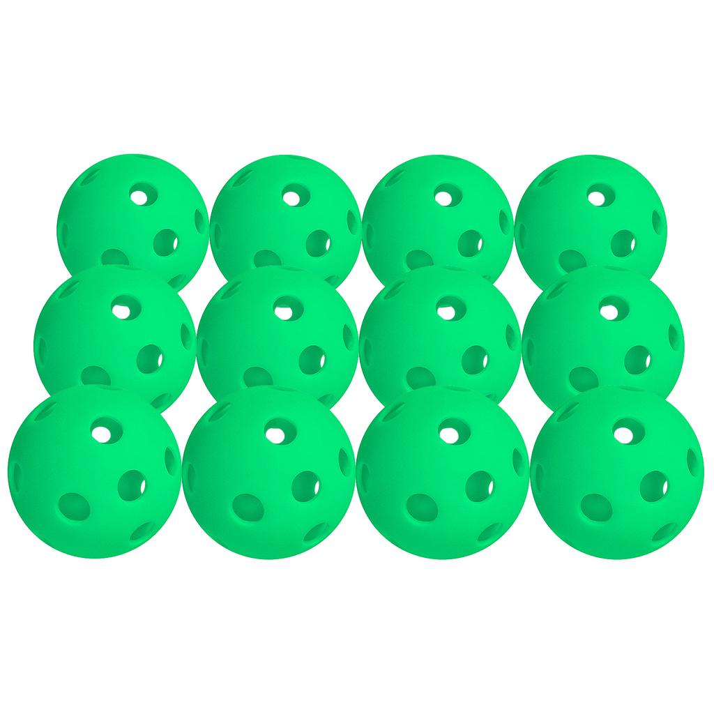 12 Packs 26 Holes Indoor Pickleball Balls for Indoor Court