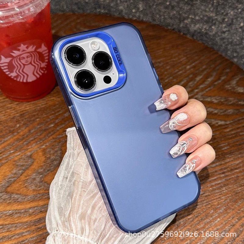 Pouzdro na mobilní telefon iPhone 15 Pro s laserovým efektem v barvě Aurora White pro Apple 11, 12, 13, 14, 13 Pro Max, XR, XS Max a 12 Pro Max.