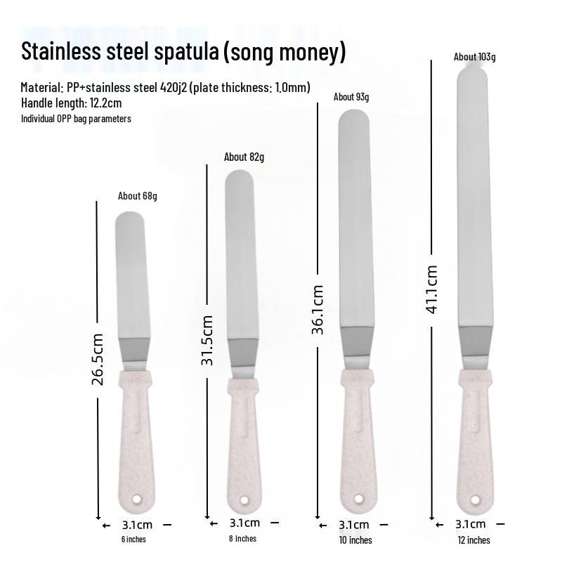 Wheat Straw Spatula & Cake Scraper Set