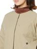Mizuno Breath Thermo Thermal Mesh Short and Mocha Size L Jacket, Moisture-Wicking Heat-Generating, Women's, Beige, (B2MEA731)