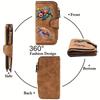 Sea Turtle Women's Long Wallet, 70% Off Style Card Holder, with Multiple Pockets, Printed Zipper Card Holder – Zipper Wallet, Suitable for Cash, ID