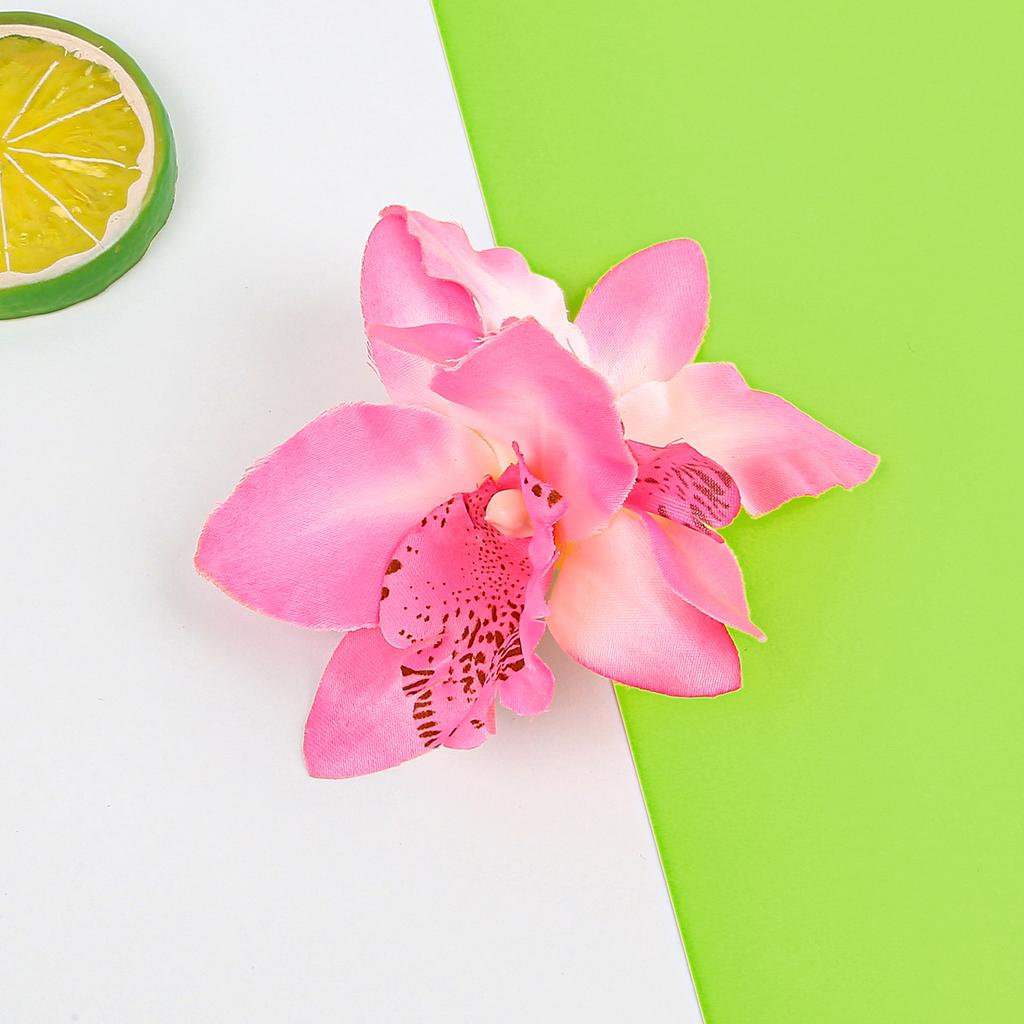 Modische simulierte Blume Haarspangen Haarnadeln für Frauen Orchidee floral Haarspangen Clips für Mädchen Damen Koreanische Haaraccessoires