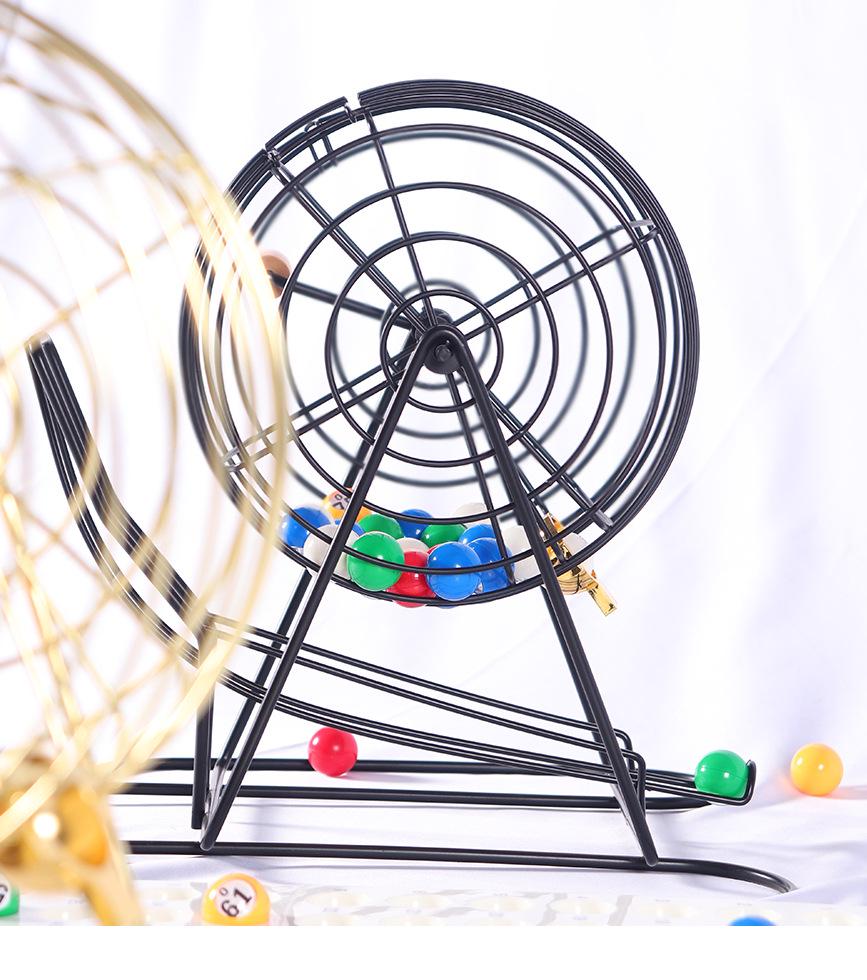 Mini Manuelle Bingo-Lotteriemaschine für Kinder oder Veranstaltungen