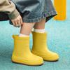Women Rain Boots Spring Autumn Waterproof Anti-slip Overshoes Outdoor Thick Sole Platform Ankle Gumboots PVC Wellies for Women
