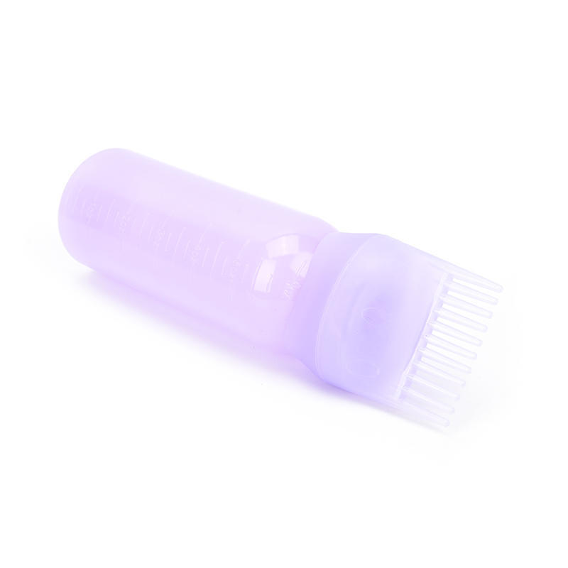 120Ml Hair Dye Bottle Applicator Comb Dispensing Salon Hair Coloring Dyeing