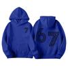 Men's Printed Hooded Long Sleeved Sweatshirt For Casual Sports Comfort