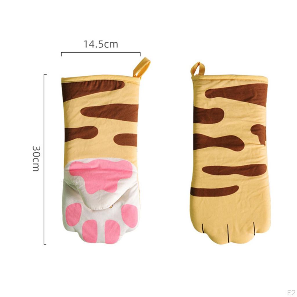 Süße Katzen-Ofenhandschuhe zum Backen und Grillen