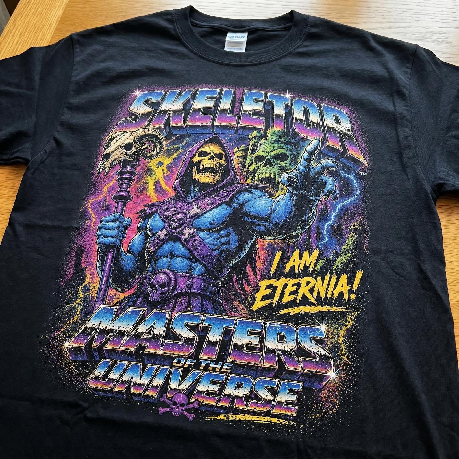 Skeletor Masters of the Universe Tee | Vintage Bootleg Graphic Shirt S