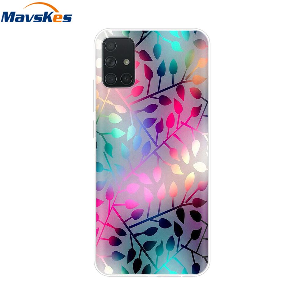 For Samsung Galaxy A51 Case Silicon Transparent Back Cover Phone Case for Samsung Galaxy A71 SM-A715F A515F A 51 71 Cover Fundas