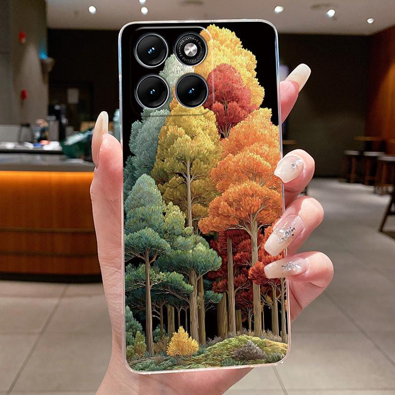 Casing For Motorola Edge 70 Fusion Luxury Dragon Cute Cool Boys Girls Soft Silicone Phone Case Back Cover Transparent TPU Shell
