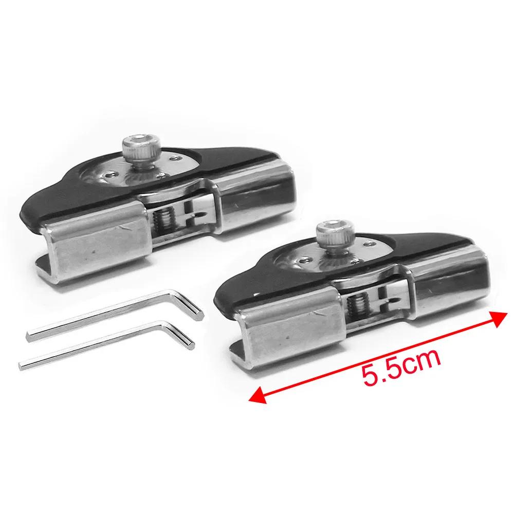 1Pair Car Hood Light Bracket Led HID Offroad SUV Truck Engine Cover Door Edge Work Lamp Clip Mount Holder Clamp Universal