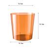 Dustbin Wastebasket Transparent Round Modern Garbage Container Trash Can for Bedroom Kitchen Office Bathroom Home