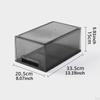 Acrylic Container for Desk Storage with Drawer