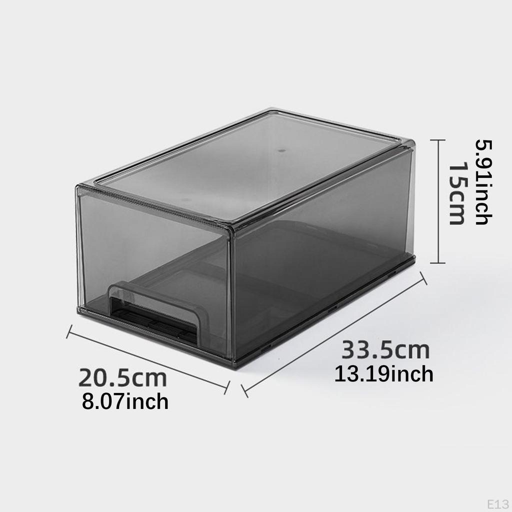 Acrylic Container for Desk Storage with Drawer