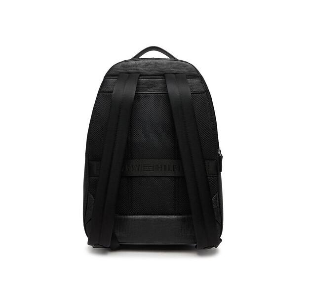 Tommy Hilfiger Рюкзак Th Business Leather Backpack AM0AM13641 Черный