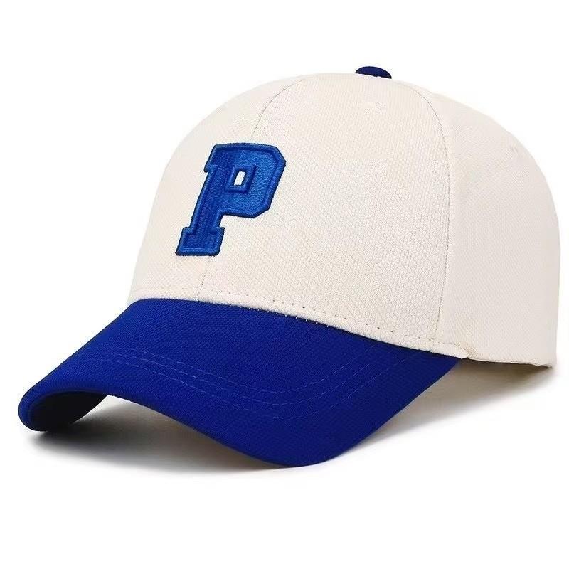 Classic Letter Embroidered Baseball Cap With Sun Protection For Summer Casual Wear