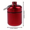 Small Pill Keychain Holder Aluminum Alloy Storage Box Waterproof Organizer Storage Portable Pill Holder Earplug Container
