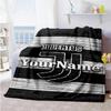Juventus Customize Your Name Blanket Cozy Customizable Blanket Soft & Cozy Throw For Couch Office Chair Picnics Sofa All-Season Use