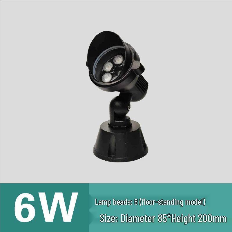 Outdoor Waterproof Plug-In Spotlight for Gardens and Lawns