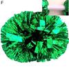Cheerleading Pom Poms Glänsande Kontrastfärg Dekorativa med Långt Handtag Fyllig Form Skapa Atmosfär Glittrande Bekvämt Grepp Cheerleading