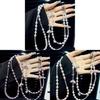 Pvc Fish Tail Pearl Mobile Phone Chain With Water Water Crystals For Fashion Accessories