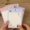 50Pcs Creative Notes Japanese Cartoon Message Notes Exquisite and Cute Cat Memo Diary Convenience Notes Cartoon Message Notebook