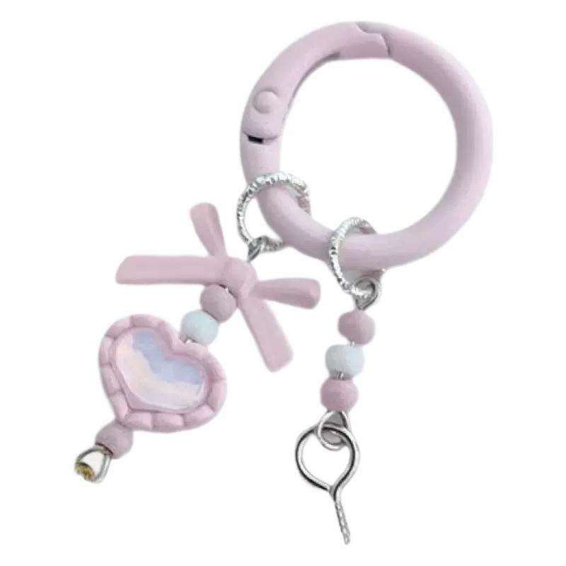 Accessories Hairball Mobile Phone Chain Beaded DIY Handmade Hairball Chain Blind Box Cute Grain Lanyard Pendant Keychain