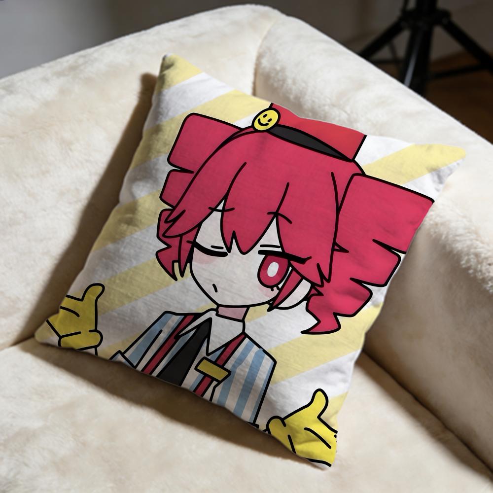 Fashion KKasane Teto iou Cushion Cover Soft Decorative Pillow Case Suitable for Bedroom Sofa Car Travel Use