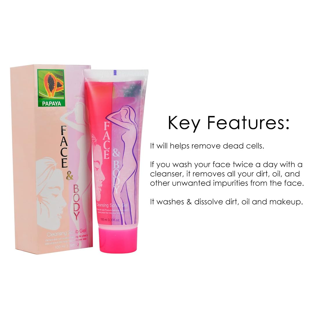Adbeni FACE & BODY CLEASING SCRUB GEL 100ml