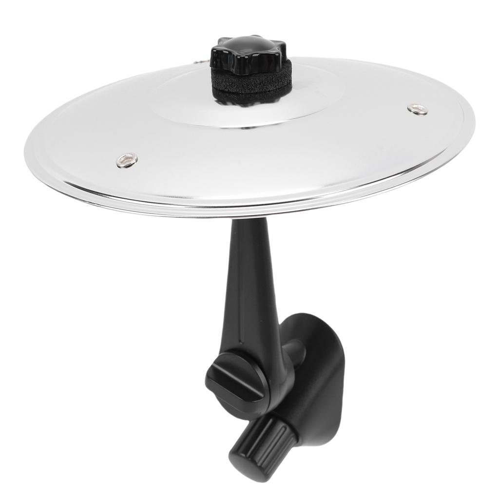 Car Crash Cymbal Alloy Car Cymbal Air Vent Mini Drum Crash Cymbal for Drummer Music Lovers Gift Silver