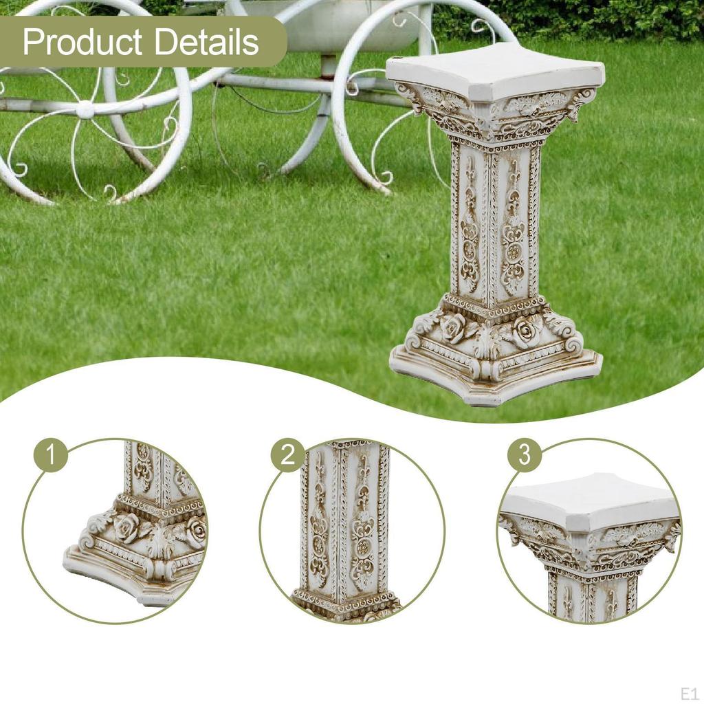 Roman Pillar Statue Figurine Ornament Decorative Column Sculpture for Event Displays