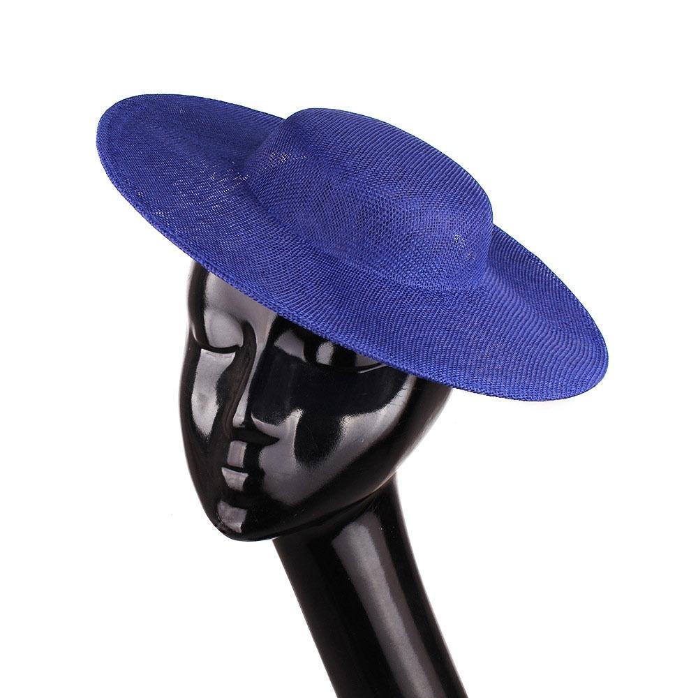 30 CM Fascinator Hat with Clip Bride Headpiece Elegant Fascinator Base Women королевский синий