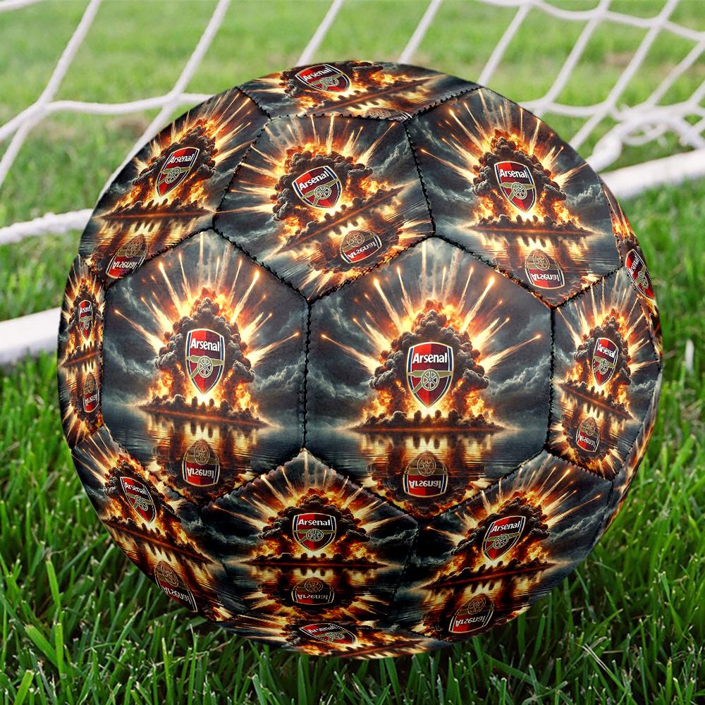 Arsenal-LogoHallenfußballBuntAlle AltersgruppenMaschinengenähtPVCWettkampfbereitLanglebigHoher Rückprall