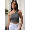 Women's White Crop Bustier