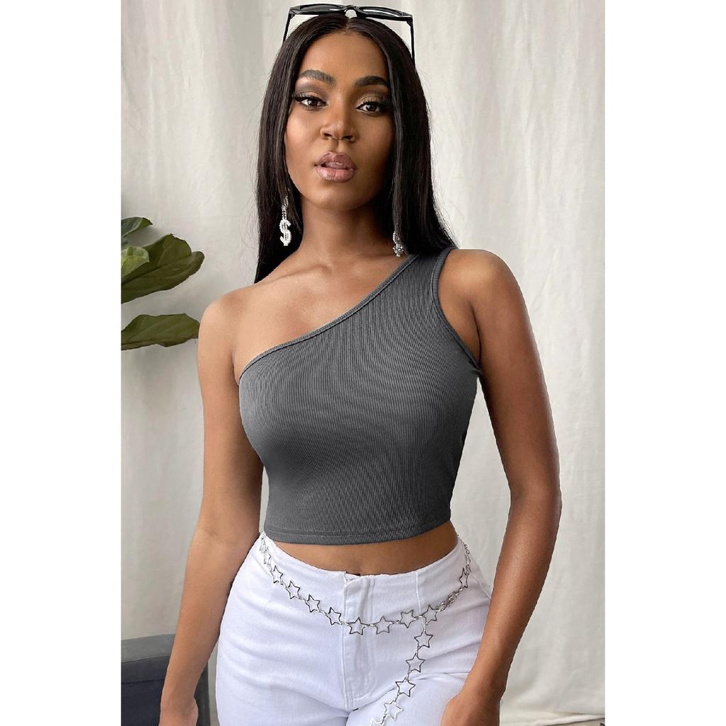 Women's White Crop Bustier