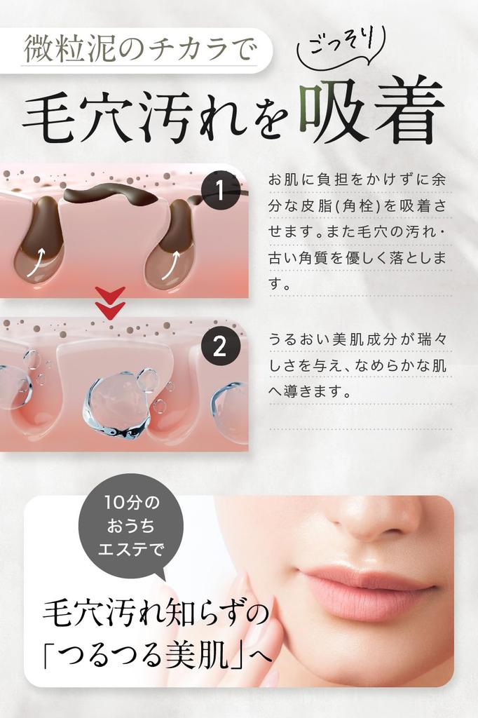 NANOA Mud Pack Clay Pack Doctors are paying close attention to this product Contains 4 types of mud and human stem cells Beauty Clay Mask Peeling