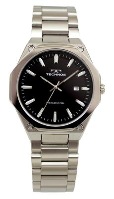 Technos T9C19SB Men's Date Watch, Silver